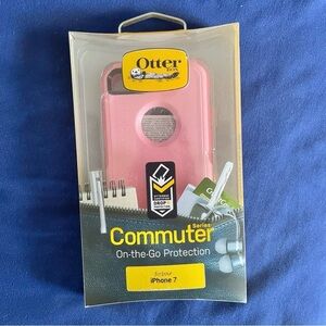 OtterBox Commuter Series iPhone 7 Case, Pink, New in Package